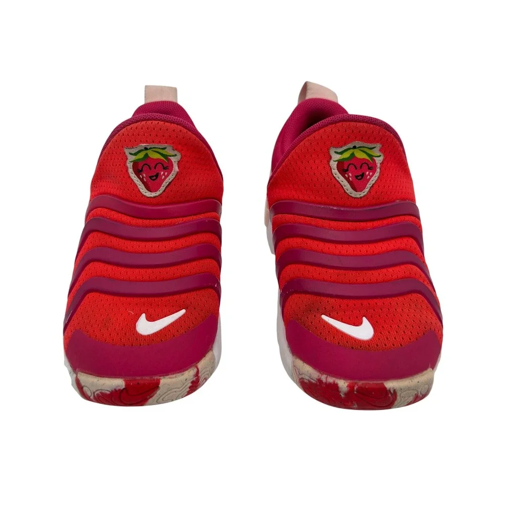 Nike Dynamo‎ Go Toddler Sneakers Strawberry Pink Red Slip-On Size 10C